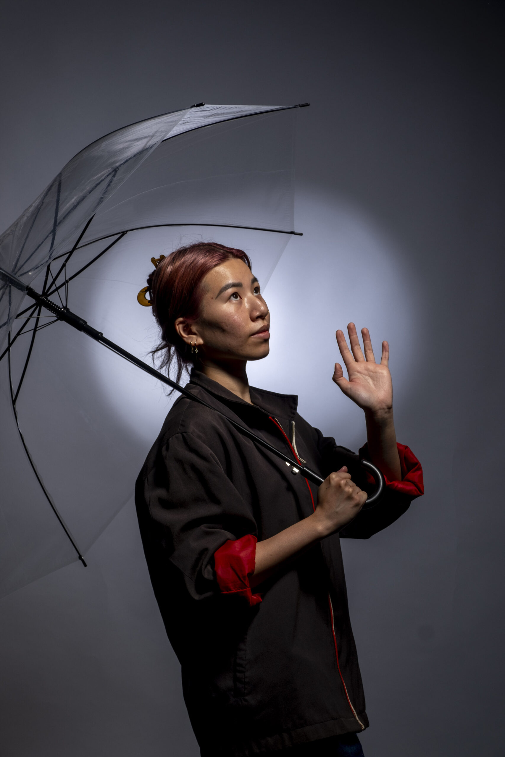 Portrait with Umbrella (Into the breech) by Ant Portraits 2024