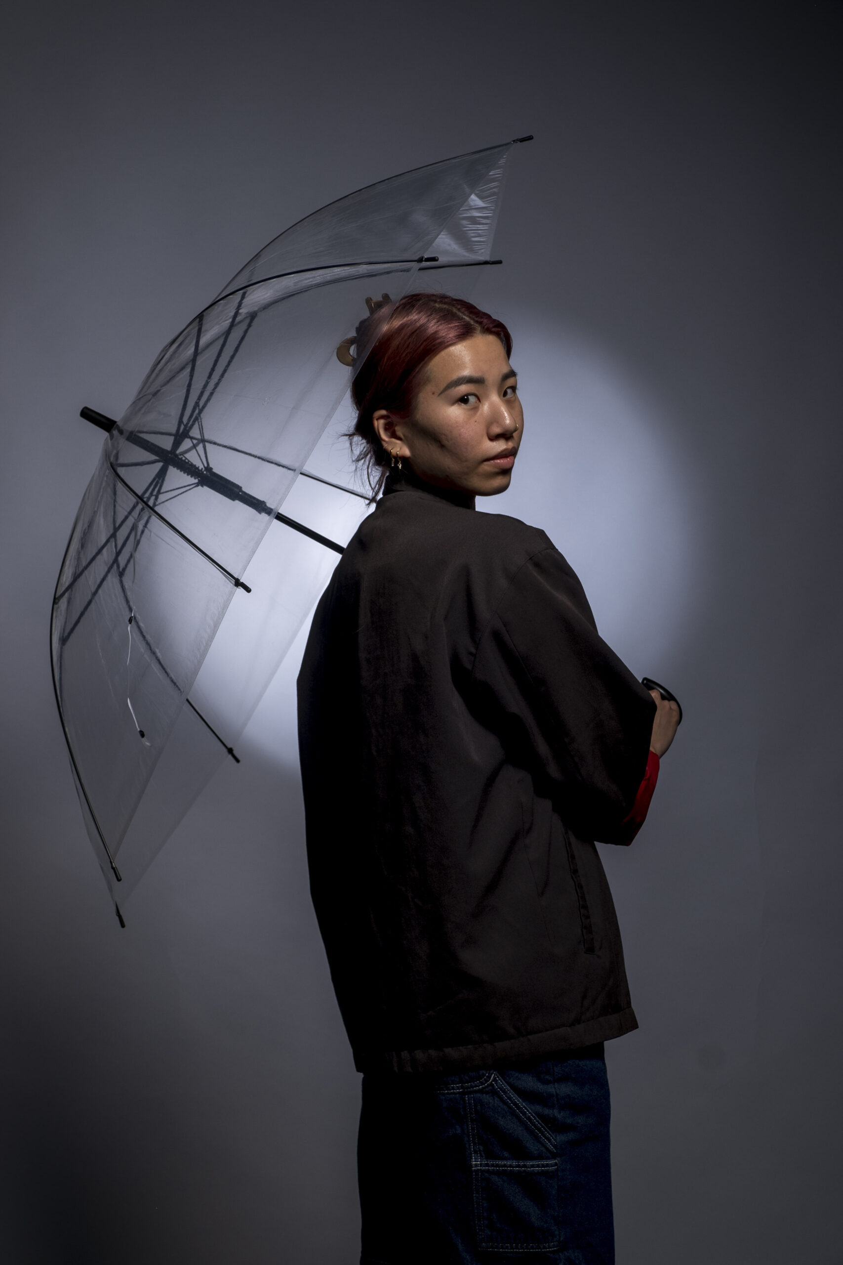 Portrait with Umbrella (When the sky begins to clear) by Ant Portraits 2024